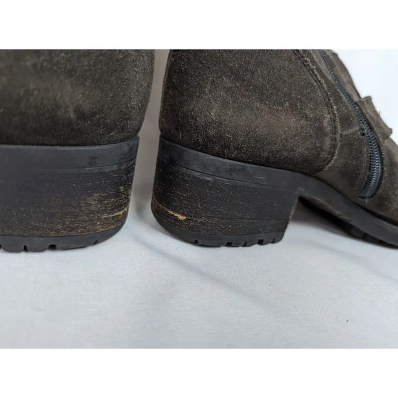 Alberto Fermani Brown Suede Leather Moto Motorcycle Riding Boots sz. US 8 EU 38 - Picture 16 of 16